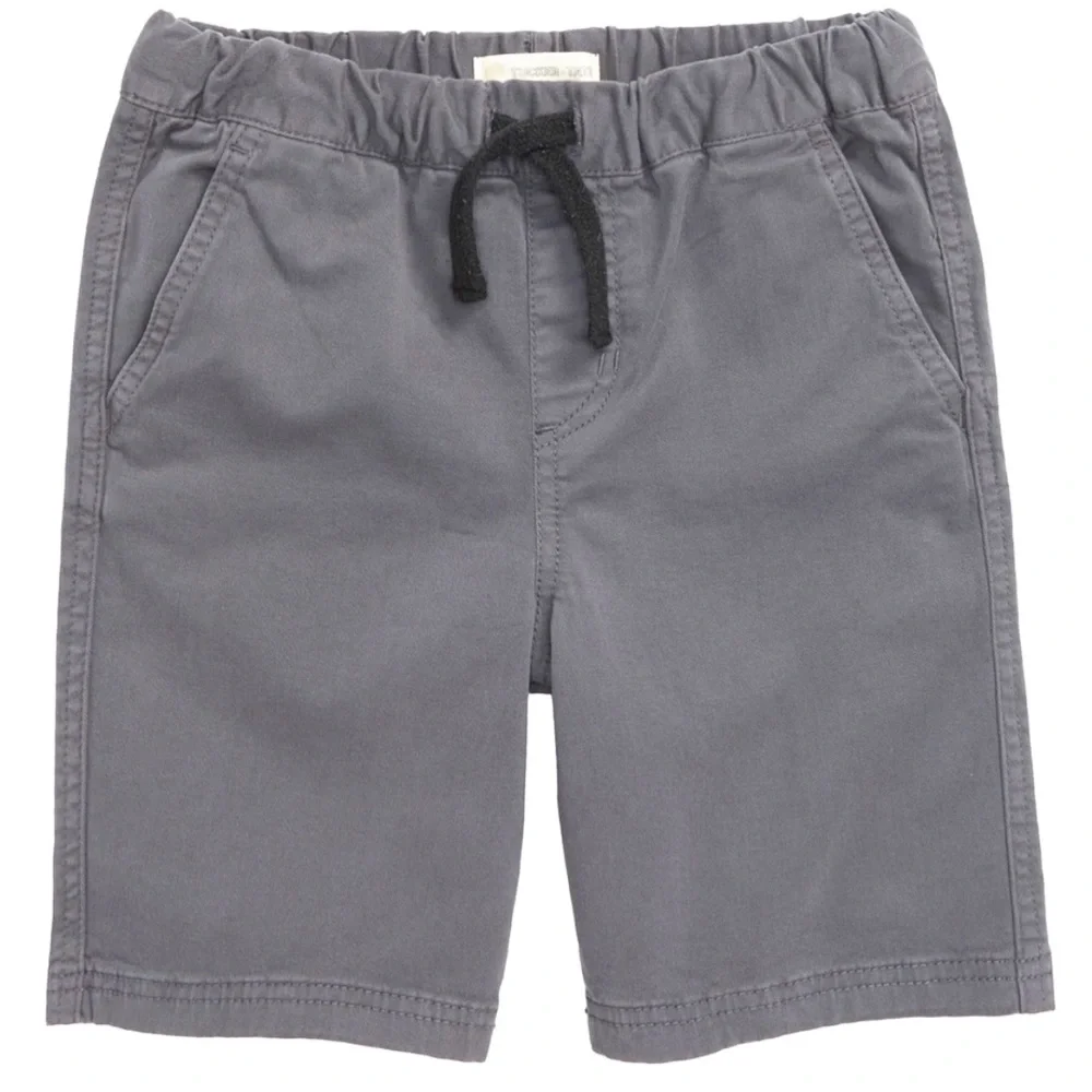 Tucker + Tate boys gray cotton drawstring shorts size XL